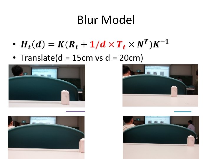 Blur Model • 