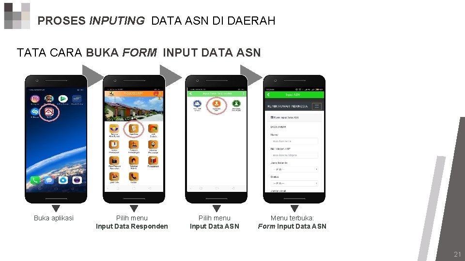 PROSES INPUTING DATA ASN DI DAERAH TATA CARA BUKA FORM INPUT DATA ASN Buka