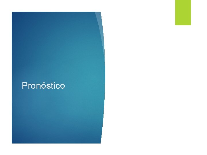 Pronóstico 