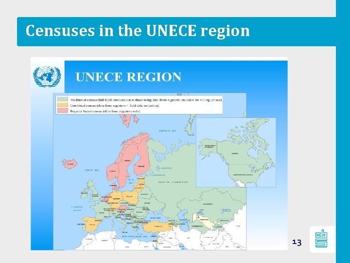 Censuses in the UNECE region 13 