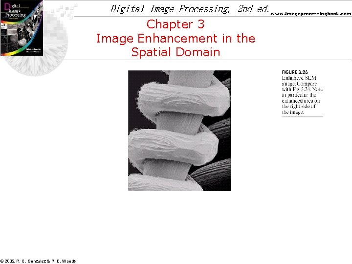 Digital Image Processing, 2 nd ed. www. imageprocessingbook. com Chapter 3 Image Enhancement in