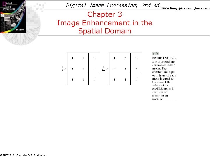 Digital Image Processing, 2 nd ed. www. imageprocessingbook. com Chapter 3 Image Enhancement in
