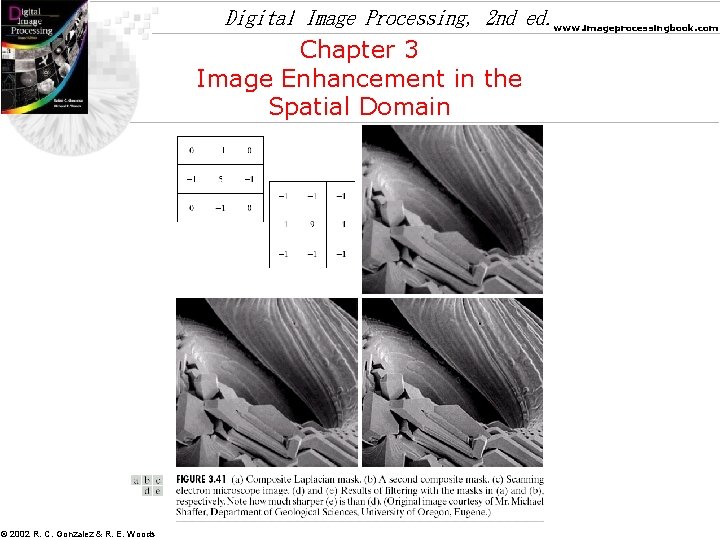 Digital Image Processing, 2 nd ed. www. imageprocessingbook. com Chapter 3 Image Enhancement in