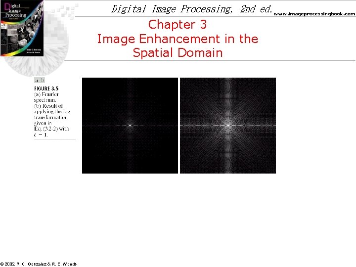 Digital Image Processing, 2 nd ed. www. imageprocessingbook. com Chapter 3 Image Enhancement in