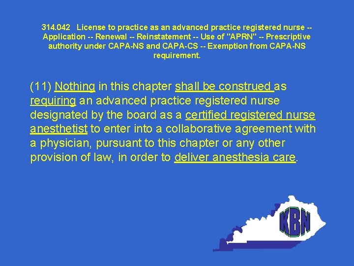 314. 042 License to practice as an advanced practice registered nurse -Application -- Renewal