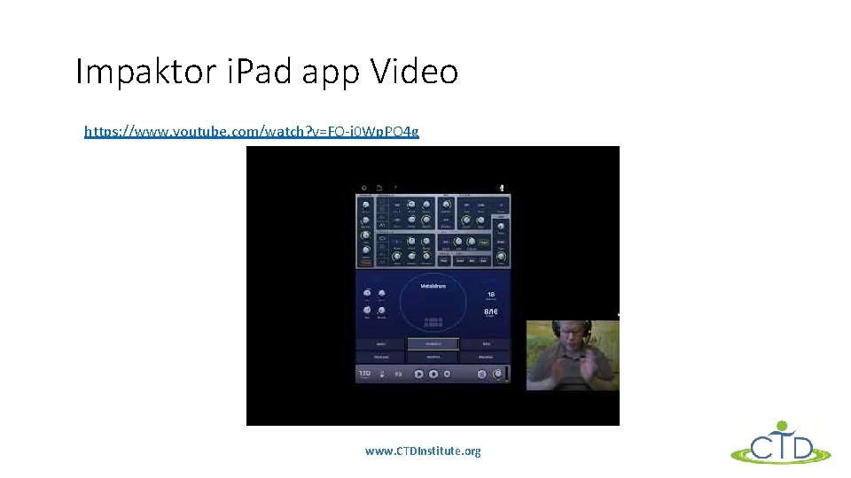 Impaktor i. Pad app Video https: //www. youtube. com/watch? v=FO-i 0 Wp. PO 4