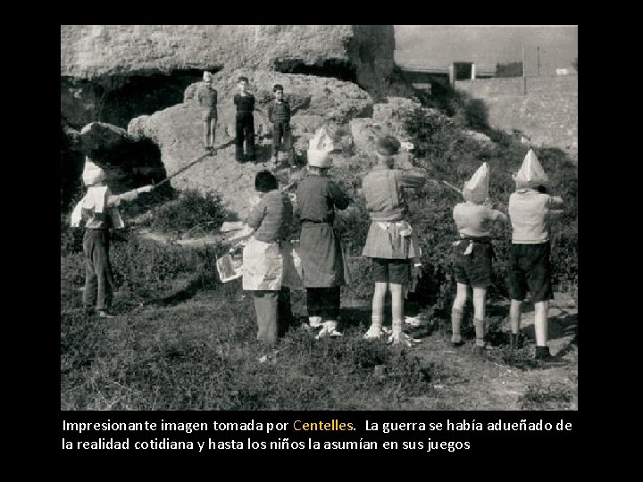 Impresionante imagen tomada por Centelles. La guerra se había adueñado de la realidad cotidiana