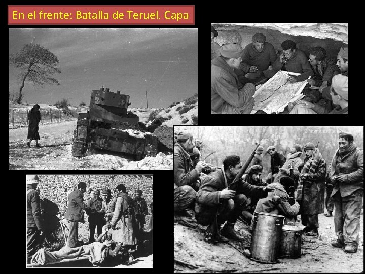 En el frente: Batalla de Teruel. Capa 