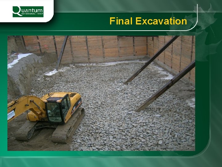 Final Excavation 