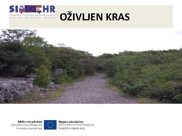 OŽIVLJEN KRAS OŽIVLJEN KRAS