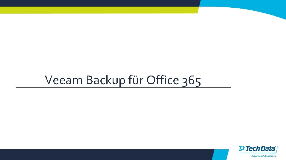 Veeam Backup für Office 365 