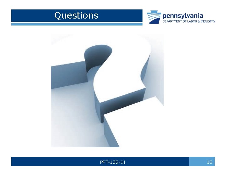 Questions PPT-135 -01 15 