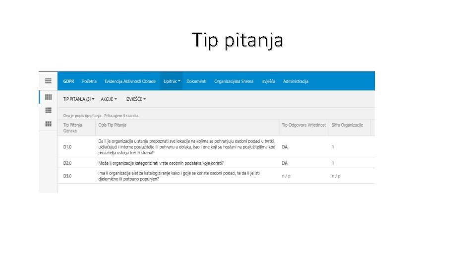 Tip pitanja 