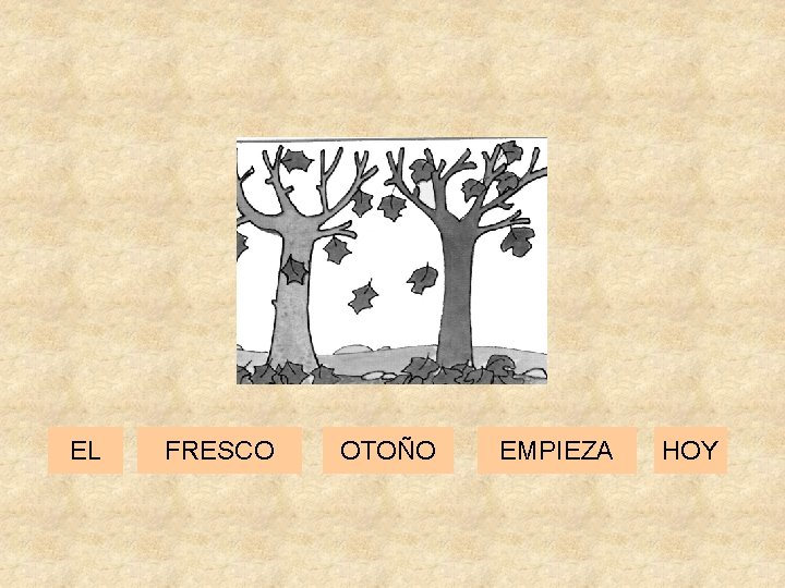 EL FRESCO OTOÑO EMPIEZA HOY 