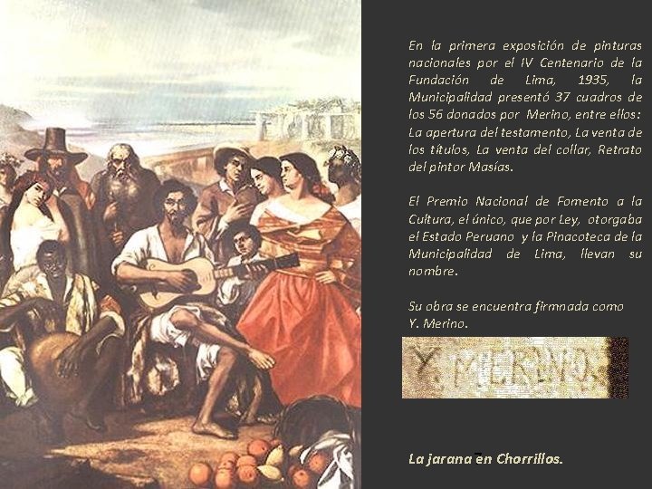 En la primera exposición de pinturas nacionales por el IV Centenario de la Fundación