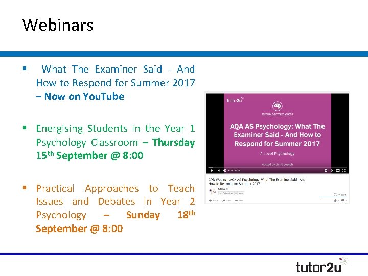 Webinars What The Examiner Said - And How to Respond for Summer 2017 –
