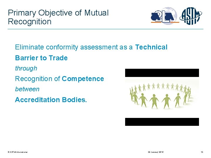 Primary Objective of Mutual Recognition Eliminate conformity assessment as a Technical Barrier to Trade