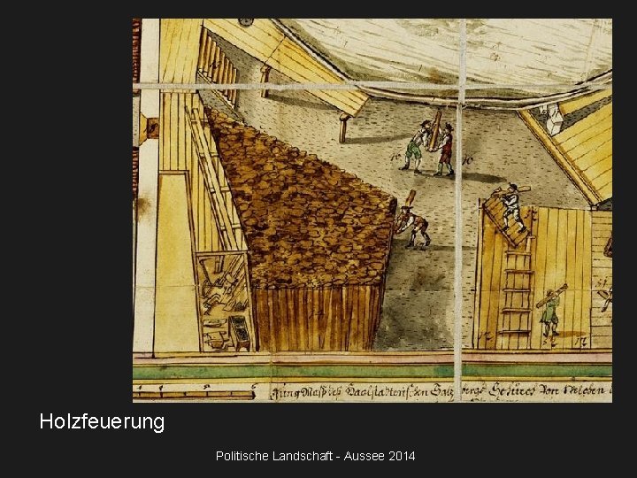 Holzfeuerung Politische Landschaft - Aussee 2014 
