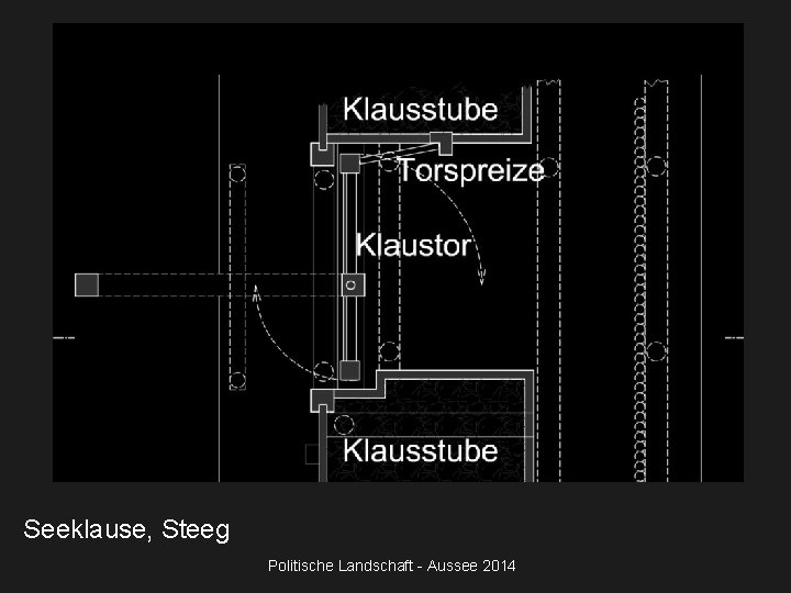 Seeklause, Steeg Politische Landschaft - Aussee 2014 