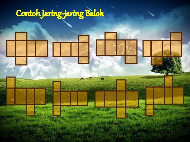 Contoh Jaring-jaring Balok 