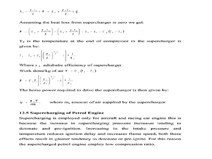 Supercharging and Turbocharging in I C Engines 12