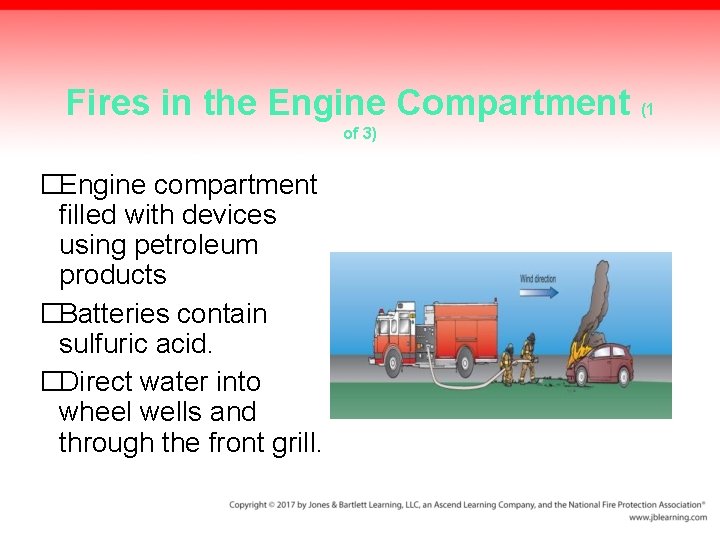 Fires in the Engine Compartment (1 of 3) �Engine compartment filled with devices using