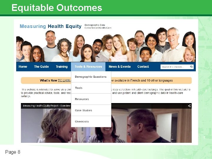 Equitable Outcomes Page 8 