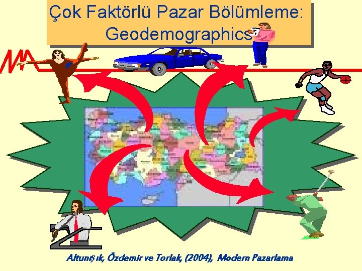 Çok Faktörlü Pazar Bölümleme: Geodemographics Altunışık, Özdemir ve Torlak, (2004), Modern Pazarlama 