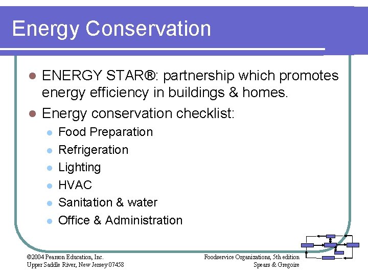 Energy Conservation ENERGY STAR®: partnership which promotes energy efficiency in buildings & homes. l