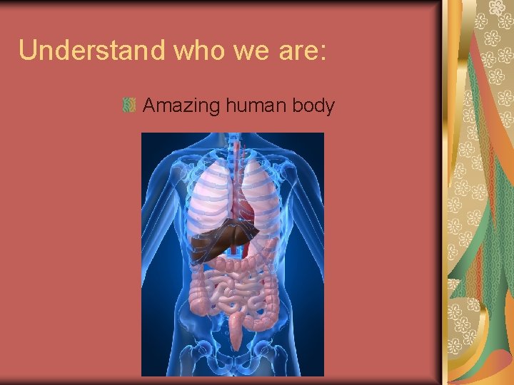 Understand who we are: Amazing human body 