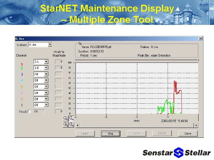 Star. NET Maintenance Display – Multiple Zone Tool 