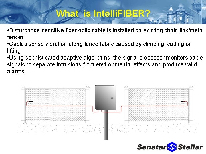 What is Intelli. FIBER? • Disturbance-sensitive fiber optic cable is installed on existing chain