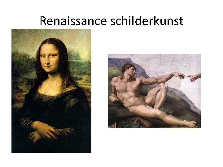 Renaissance schilderkunst 
