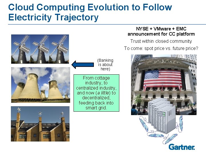 Cloud Computing Evolution to Follow Electricity Trajectory NYSE + VMware + EMC announcement for