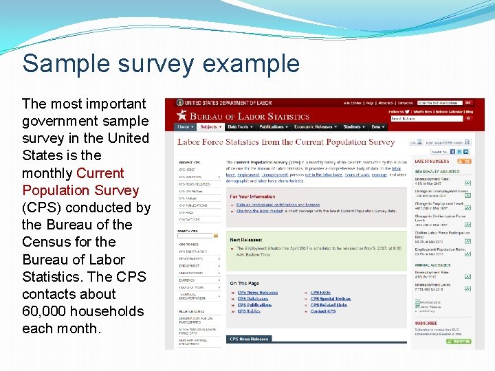 CHAPTER 8 Producing Data Sampling Basic Practice of