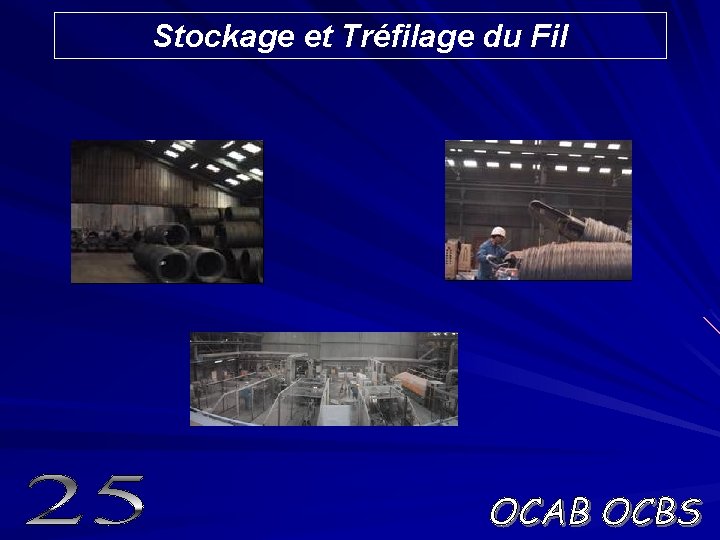 Stockage et Tréfilage du Fil 