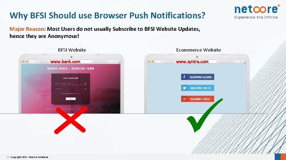 Why BFSI Should use Browser Push Notifications? Major Reason: Most Users do not usually