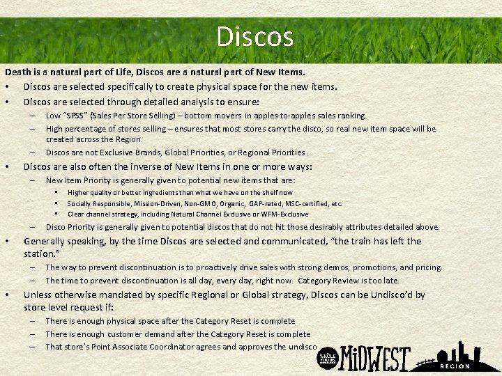 Discos Death is a natural part of Life, Discos are a natural part of