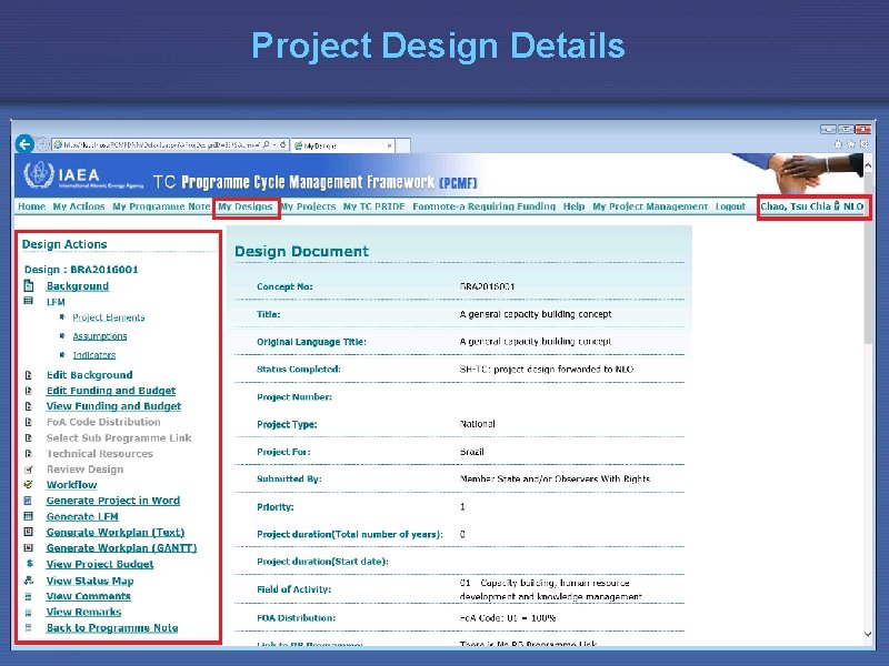 Project Design Details 5/6/2009 