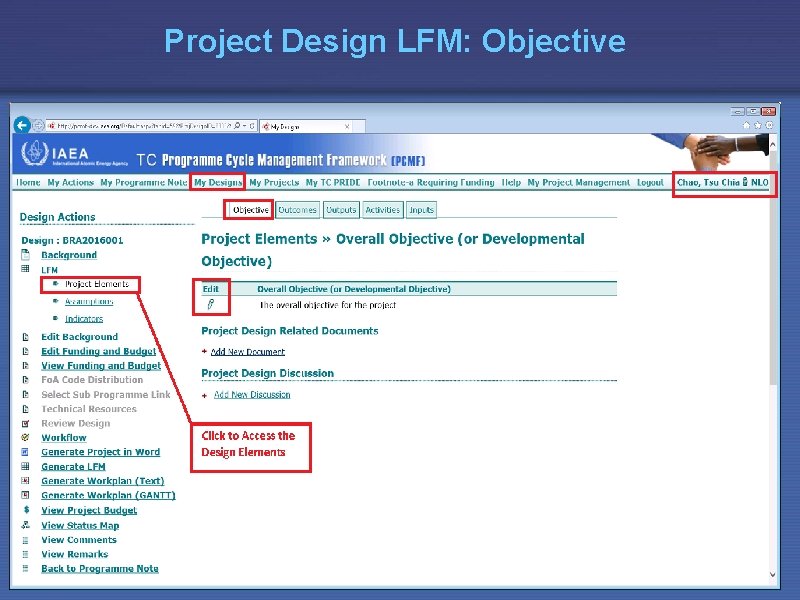 Project Design LFM: Objective 