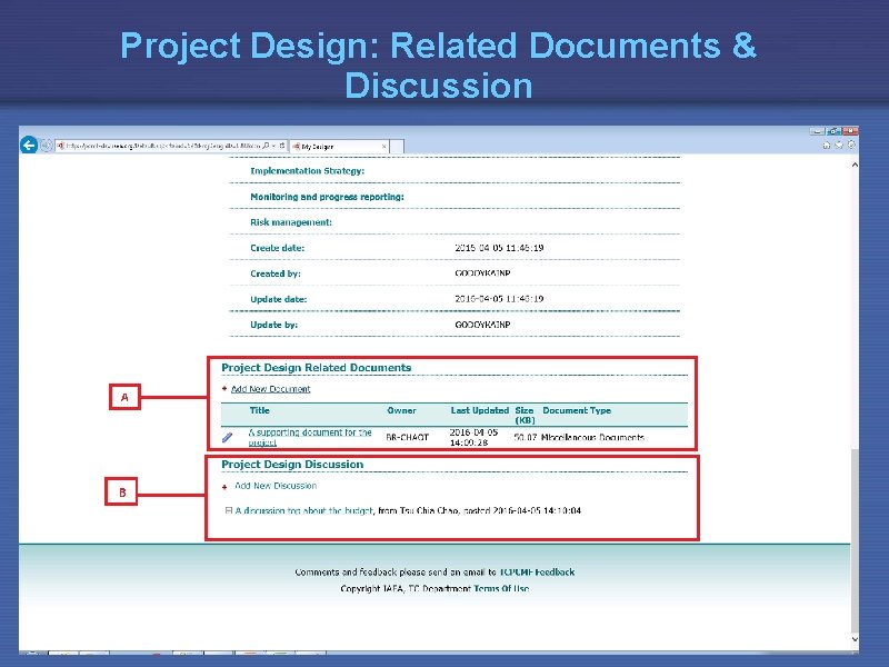 Project Design: Related Documents & Discussion 