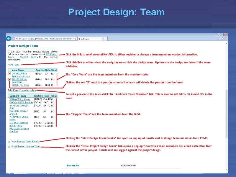 Project Design: Team 