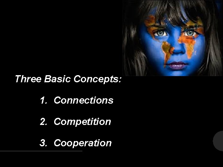 Three Basic Concepts: 1. Connections 2. Competition 3. Cooperation 