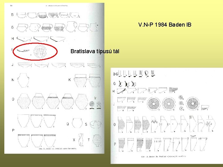 V. N-P 1984 Baden IB Bratislava típusú tál 