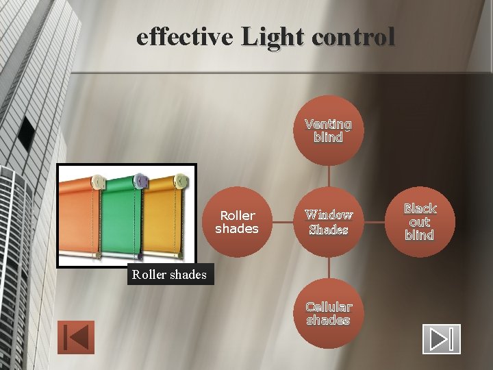 effective Light control Venting blind Roller shades Window Shades Roller shades Cellular shades Black