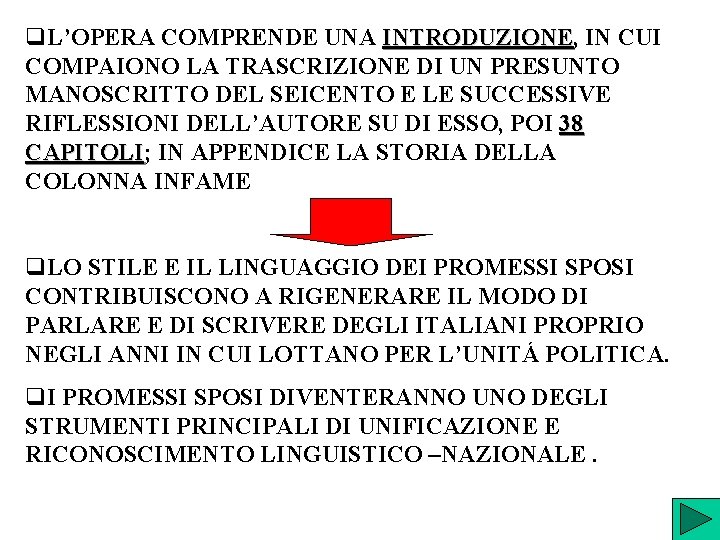 q. L’OPERA COMPRENDE UNA INTRODUZIONE, INTRODUZIONE IN CUI COMPAIONO LA TRASCRIZIONE DI UN PRESUNTO