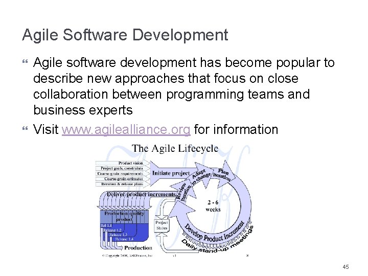 Agile Software Development Agile software development has become popular to describe new approaches that