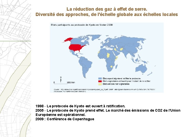 La réduction des gaz à effet de serre. Diversité des approches, de l'échelle globale