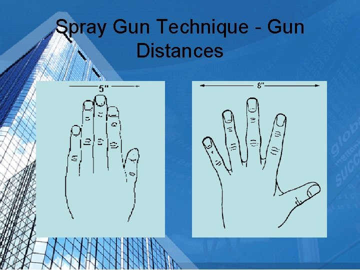 Spray Gun Technique - Gun Distances 