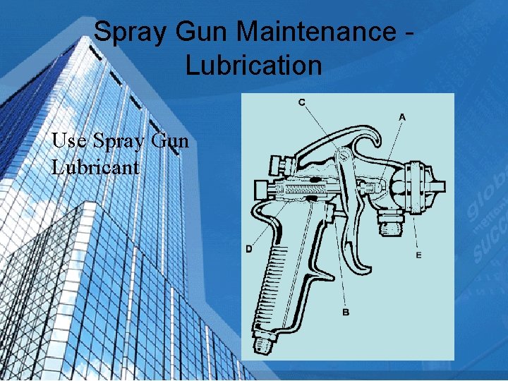 Spray Gun Maintenance Lubrication Use Spray Gun Lubricant 